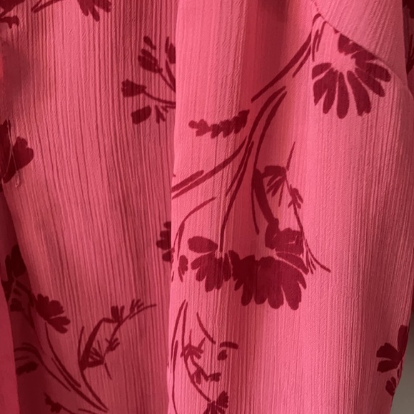 TORRID Floral Blouse Top Shirt Sz 3 - Picture 5 of 8